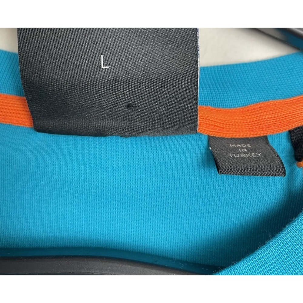 NEW Hugo Boss Miami Dolphins Sweatshirt Mens Large NFL Football Crewneck Blue - Picture 5 of 10